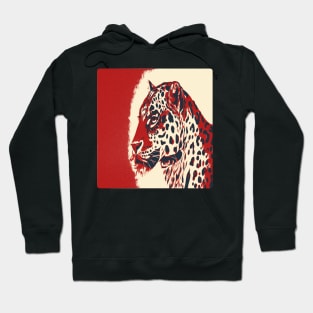 Artistic Leopard's head Cute Hand drawn animal Gift Hoodie